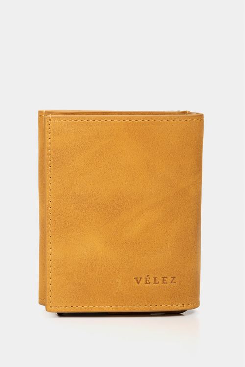 Porta documentos de cuero tecnológico