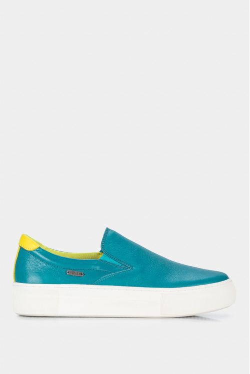 Mocasín deportivos saturno de cuero para mujer plantilla anatómica