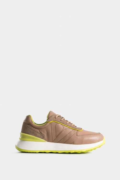 Zapatillas australis de cuero y carnaza para mujer silueta deportiva