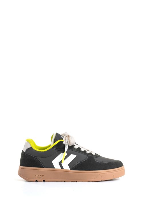 Zapatillas Fly Up Surfer en textil y cuero para mujer low top
