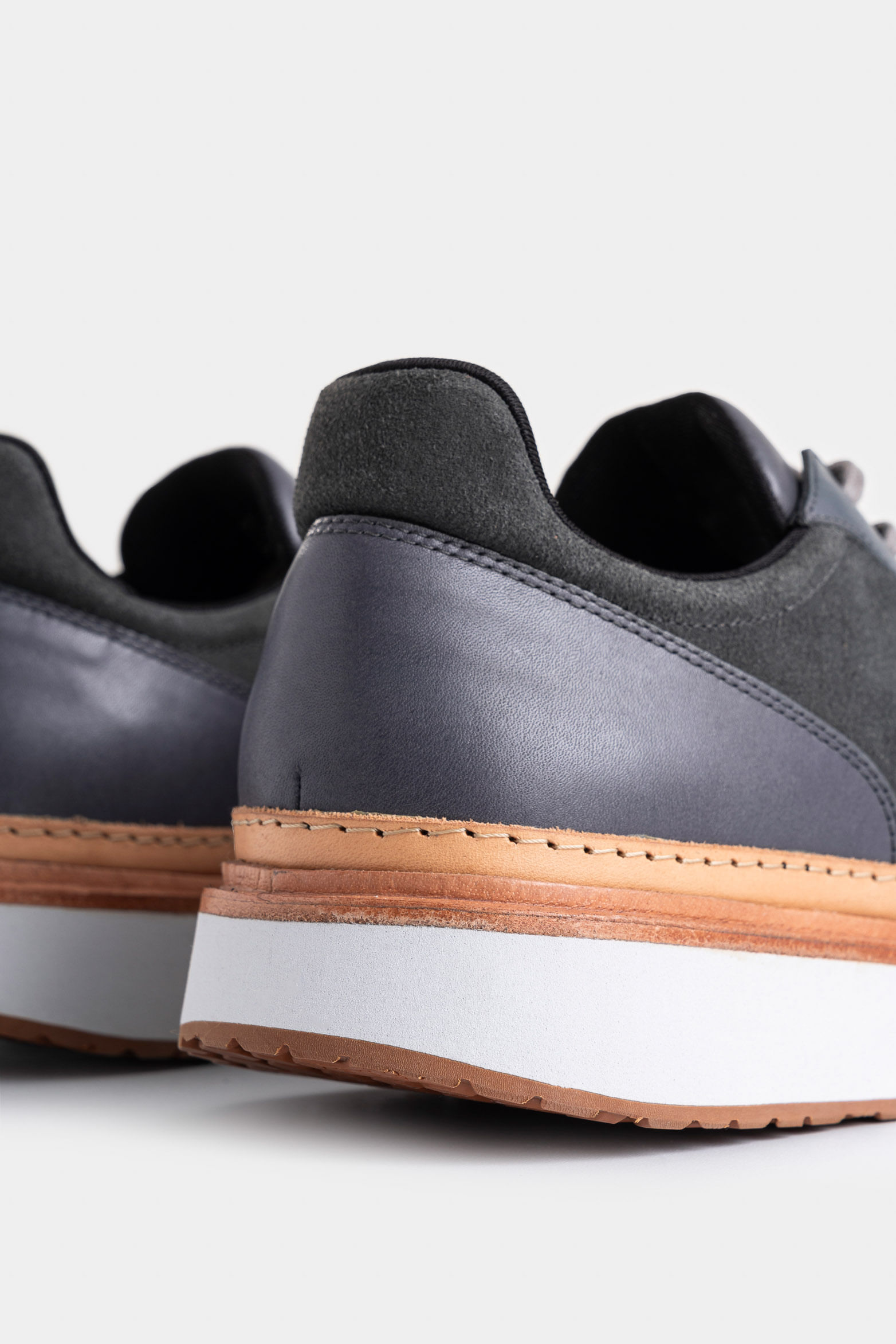 Zapatos de cordón Condell de cuero para hombre detalle gamuzado-1741720408607
