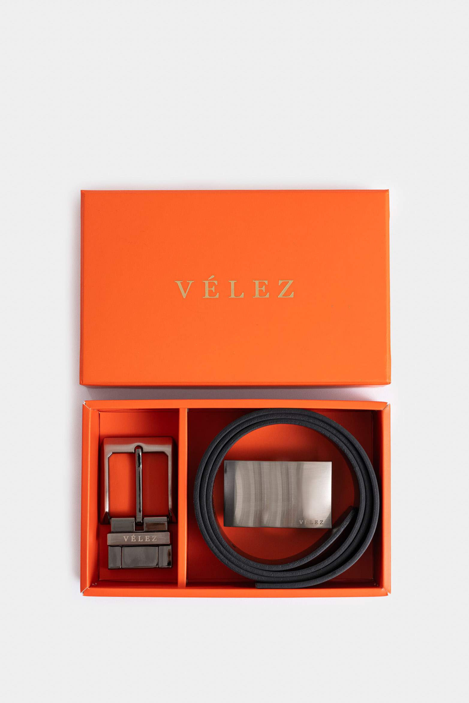 Kit cinturón doble faz formal de cuero para hombre doble opción herraje-1743445091986