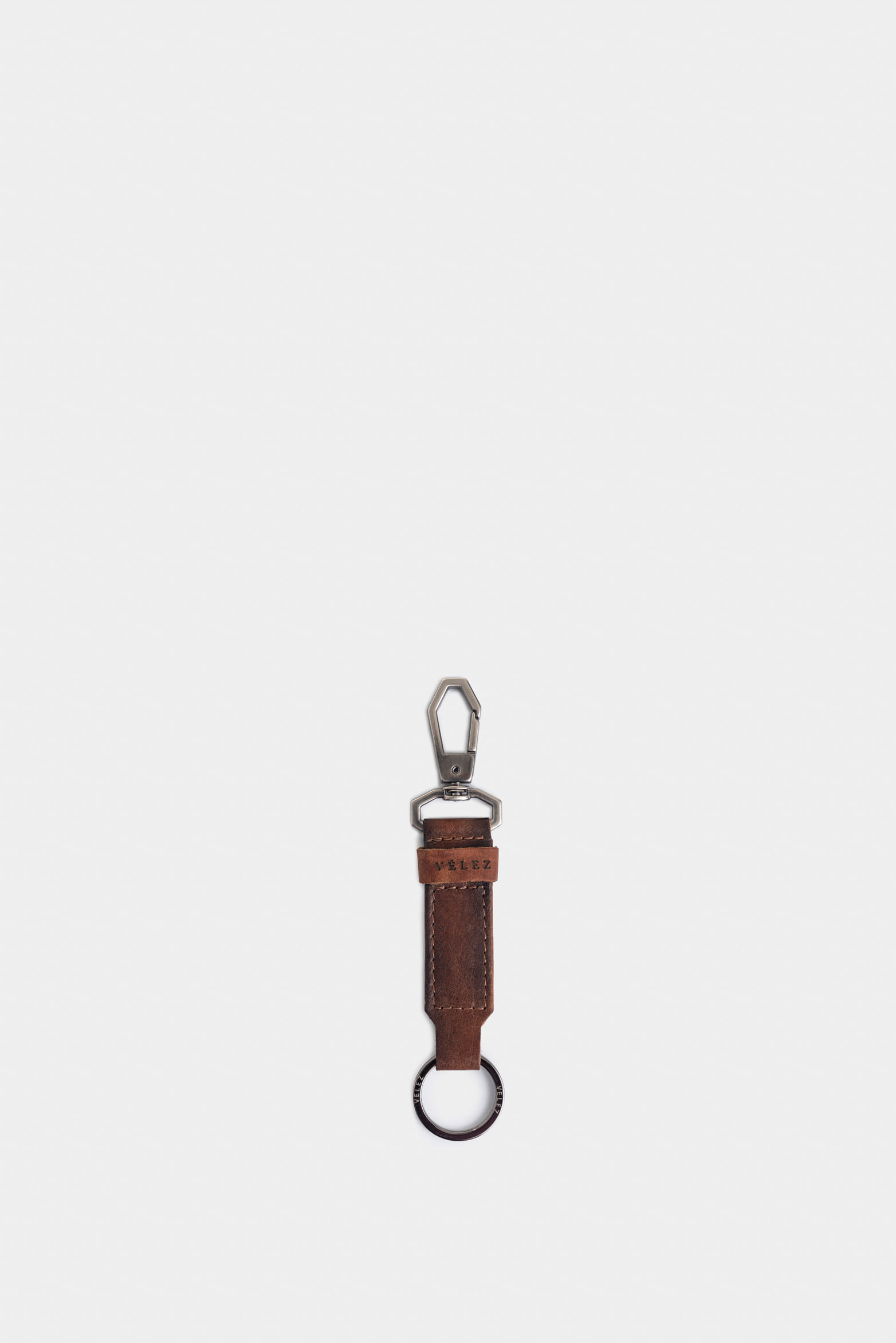 Kit billetera y llavero de cuero vintage-1743446621530