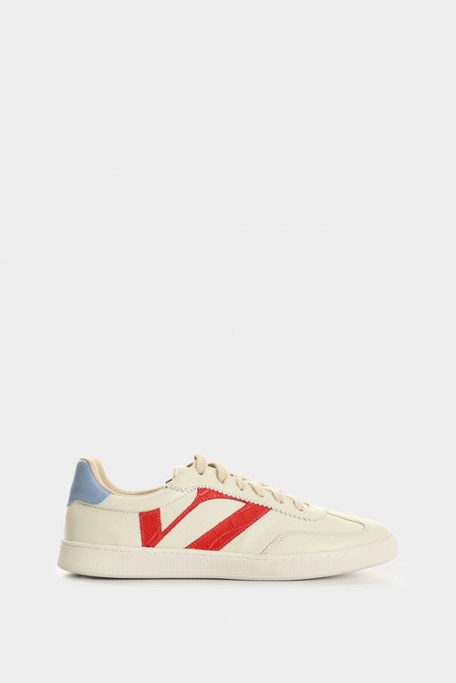 Tenis de cuero grabado para mujer Flair
